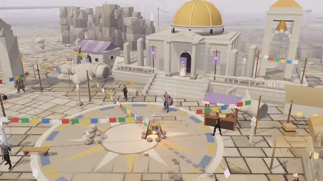 Pilgrim's Haven, a domed temple in the ruins of Crownfall