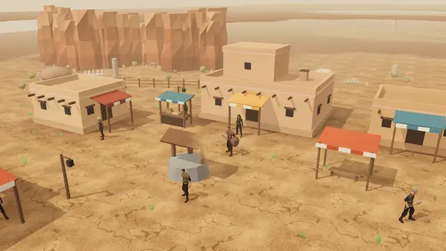 Dustwatch, a sandstone town in Sunscar Canyon